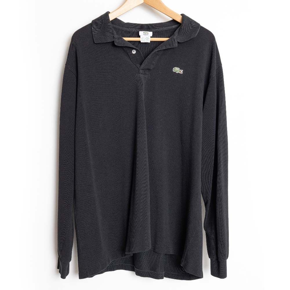 Vintage Lacoste Piqué Knit Long Sleeve Shirt